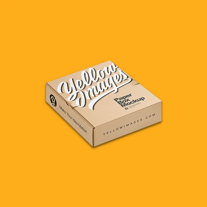 brown kraft paper box