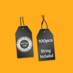 custom hang tags with string