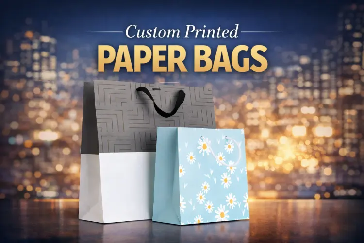 Custom Printed Paper Bags Custom Printed Paper Bags