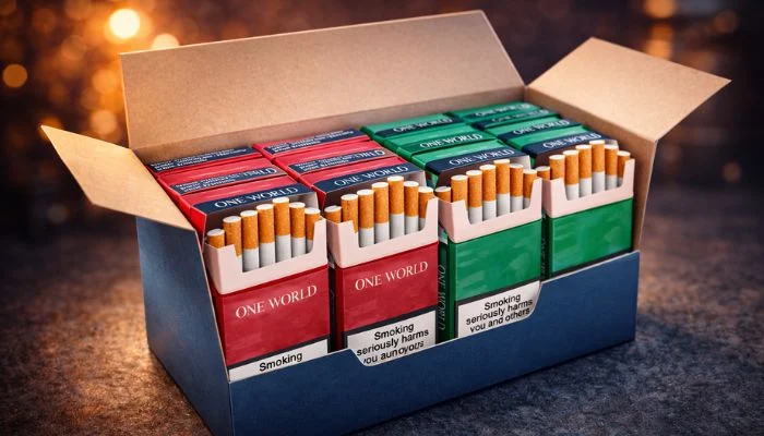packs of cigarettes are in a carton packs of cigarettes are in a carton