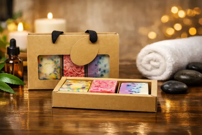 Custom Kraft Soap Boxes