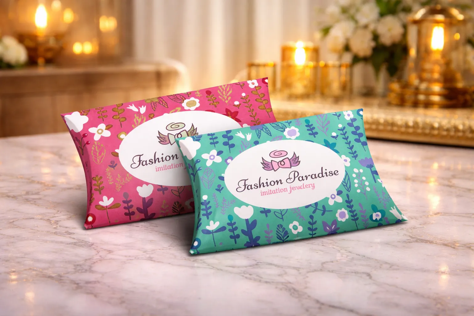 Custom Printed Pillow Boxes Custom Printed Pillow Boxes