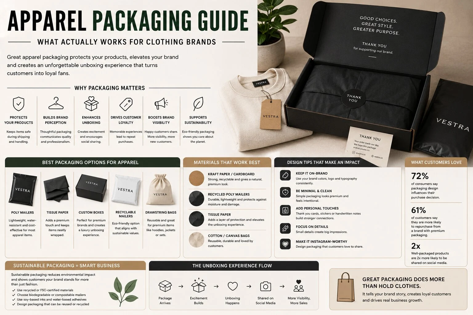 Apparel packaging guide and tips