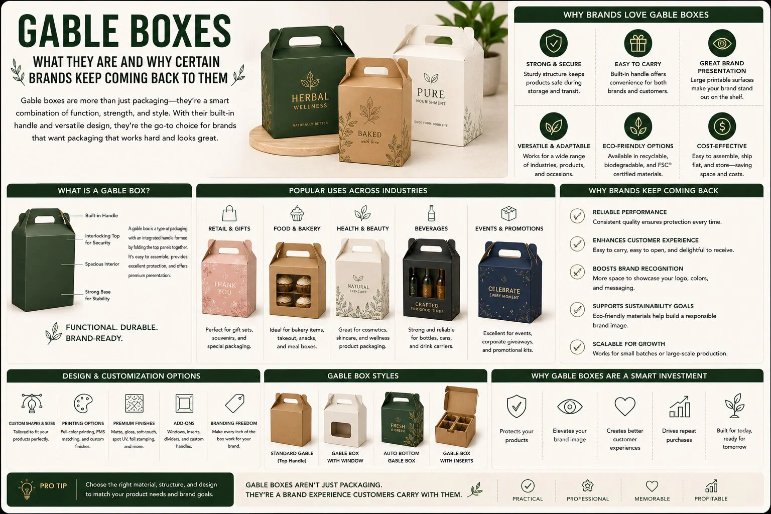 Gable boxes- the ultimate packaging solution