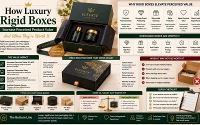 How Luxury Rigid Boxes Increase Perceived Product Value – And When They’re Worth It