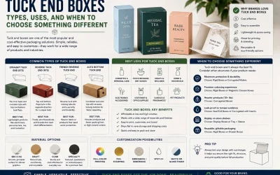 Tuck End Boxes – Types, Uses, and When to Choose Something Different