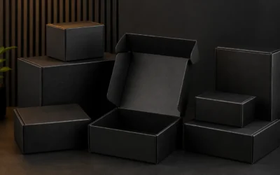 Black Shipping Boxes For Secure And Stylish Product Packaging
