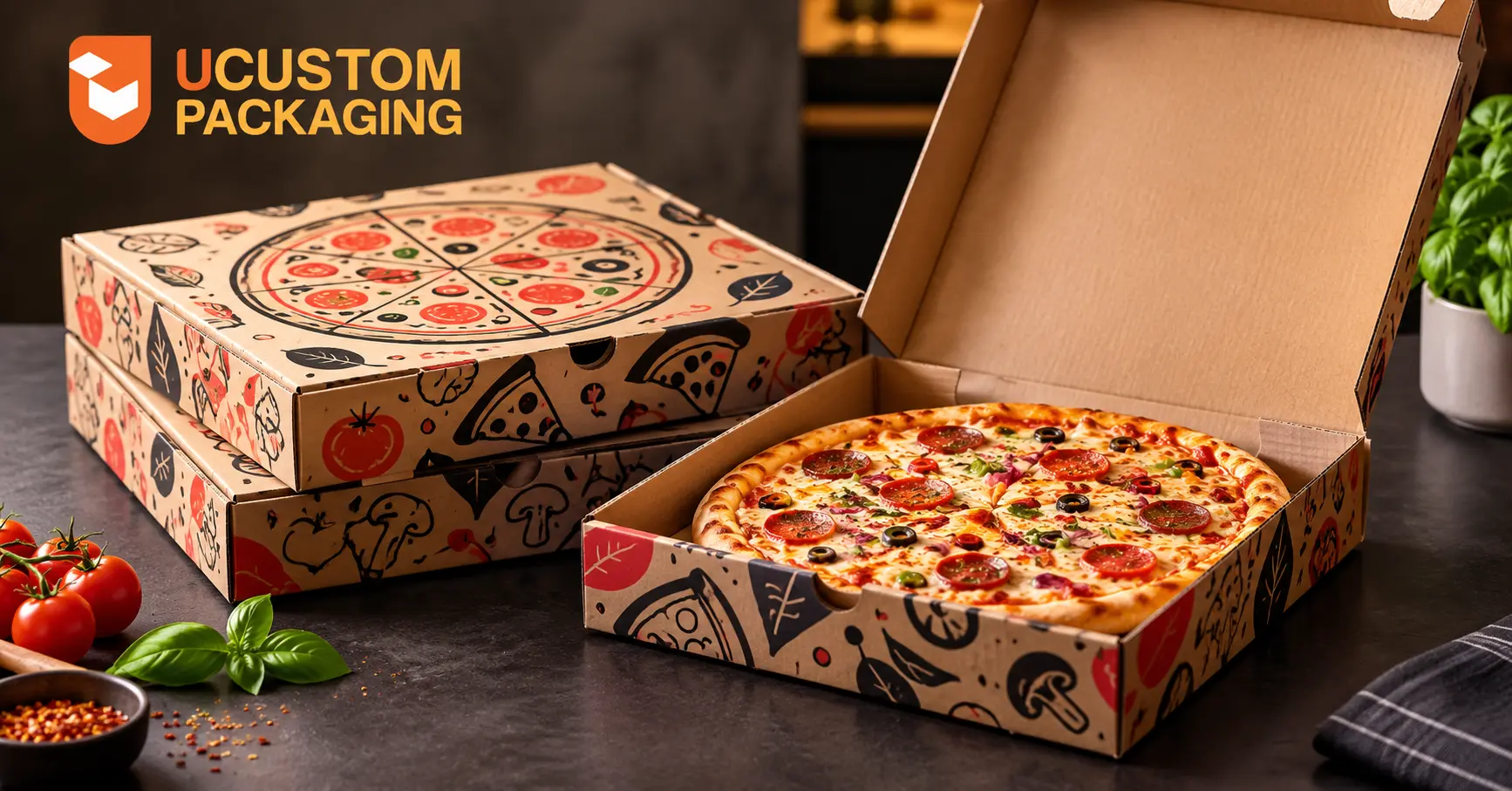 personalized pizza boxes